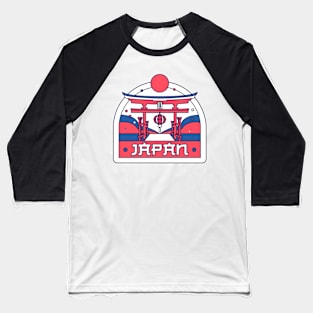 Japan Travel Souvenir Baseball T-Shirt